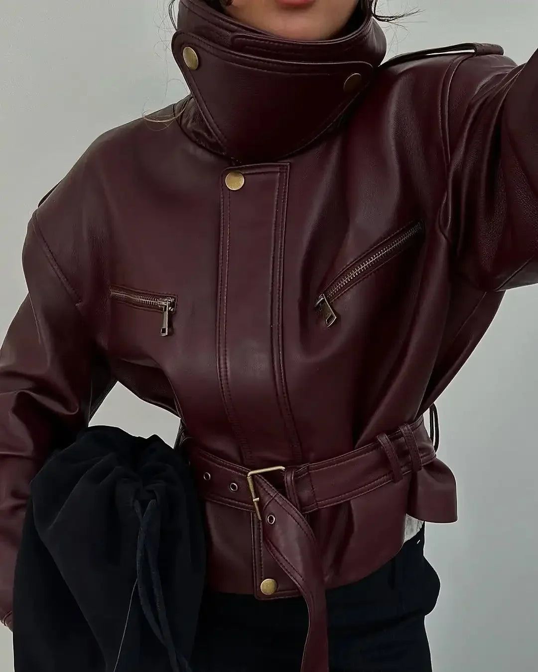 Chaqueta Burdeos para Mujer