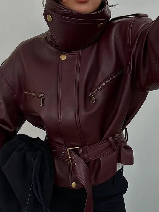 Chaqueta Burdeos para Mujer