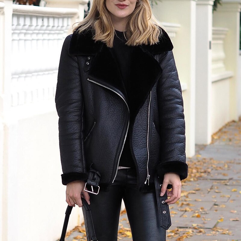 Chaqueta Mesha de Cuero Sintético