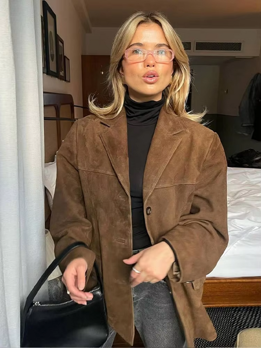 Chaqueta de Mujer Efecto Ante