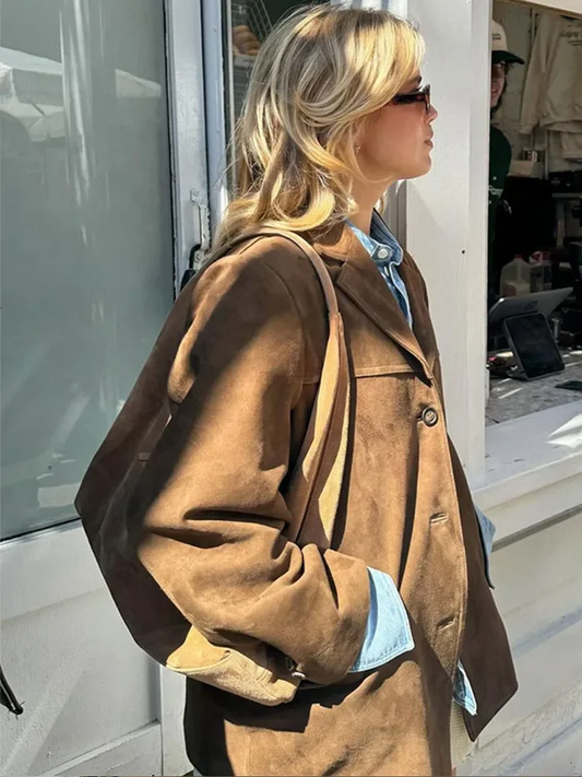 Chaqueta de Mujer Efecto Ante
