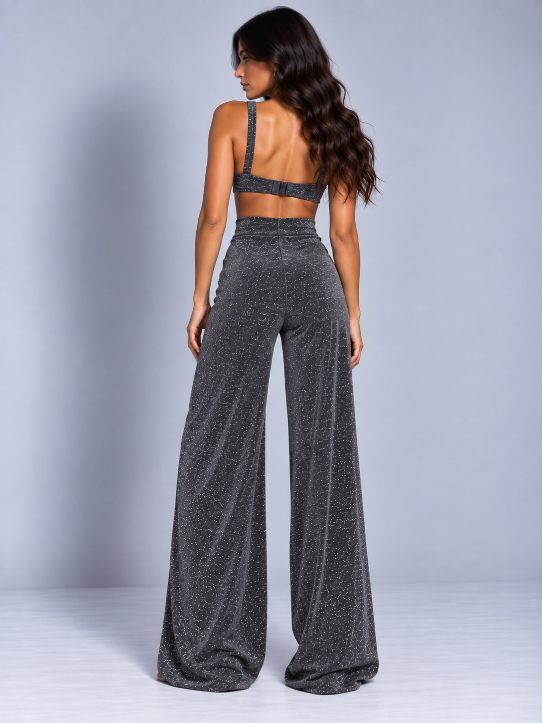Pantalones con purpurina