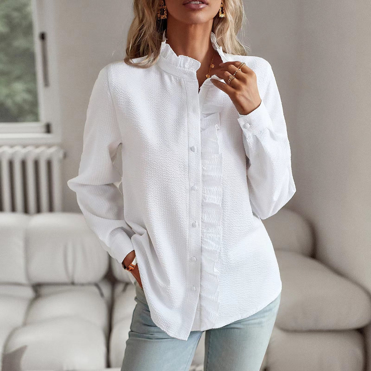 Blusa Olivia con Volantes