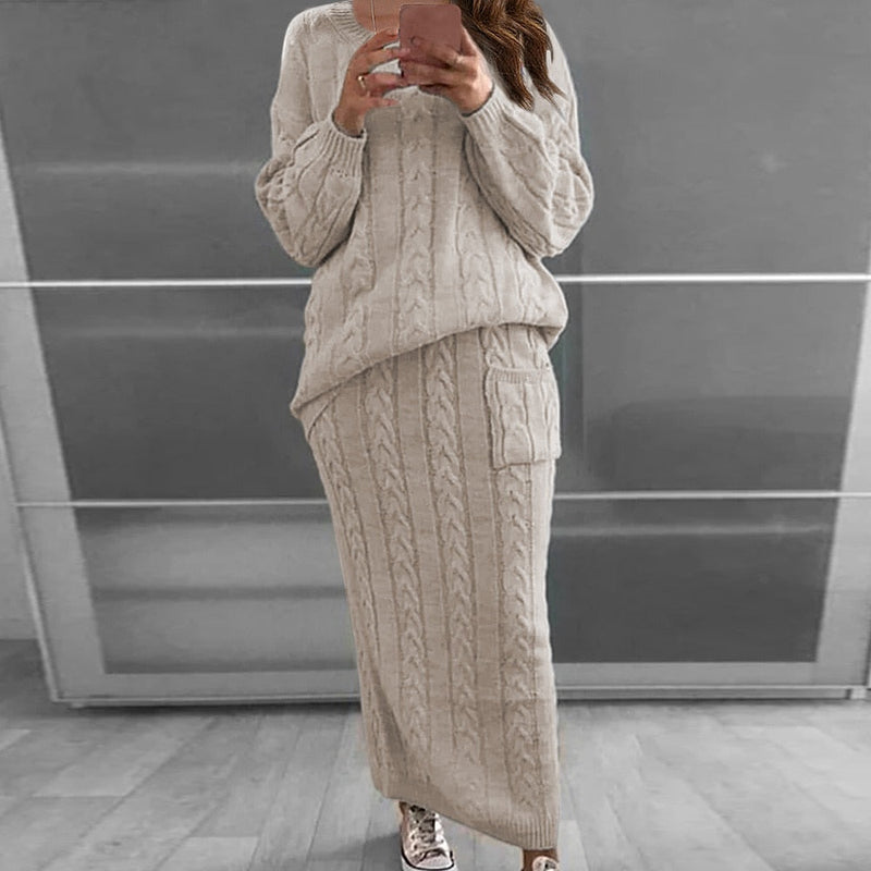 Conjunto de Punto de Dos Piezas
