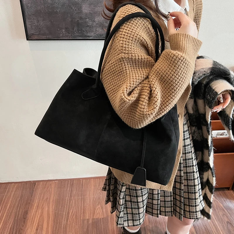 Bolso de Hombro Margot Efecto Ante