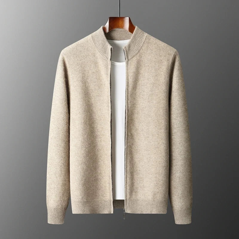 Jersey Marco de Lana Merina con Cremallera