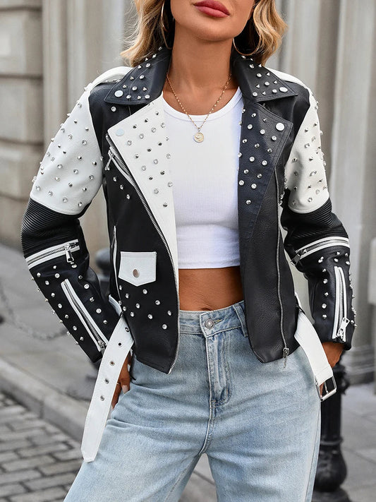 Chaqueta Motera Noiré Rivet