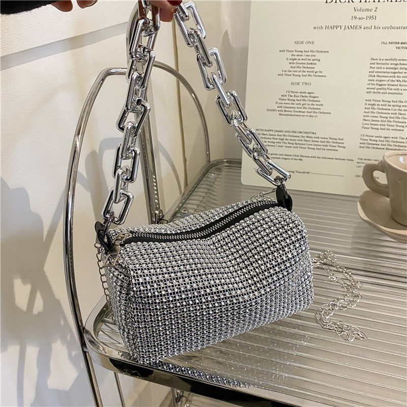 Bolso Sandler con pedrería