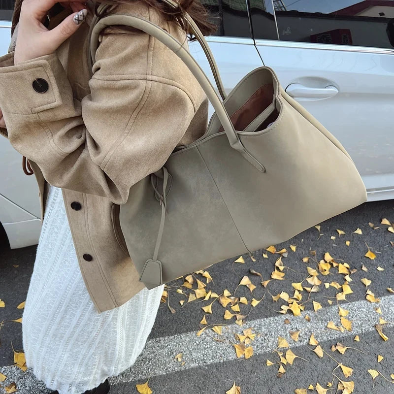 Bolso de Hombro Margot Efecto Ante