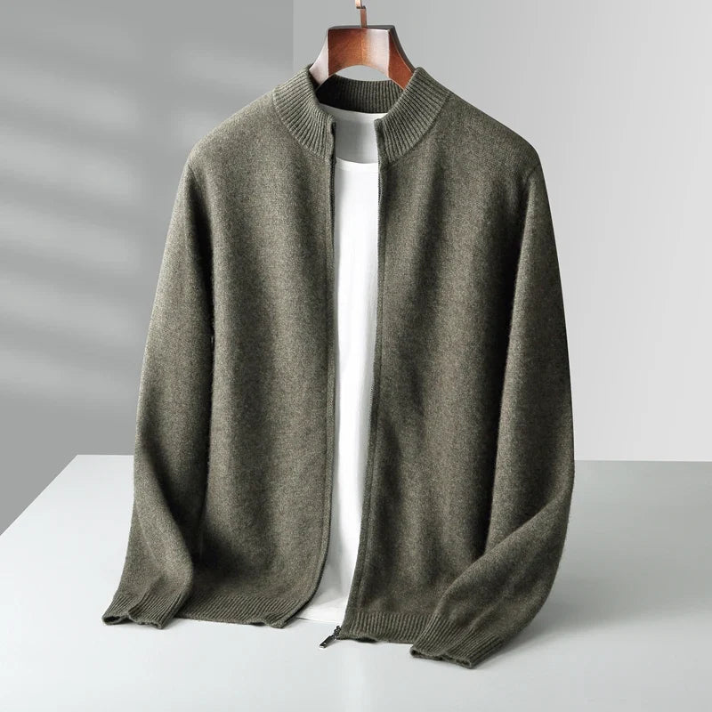 Jersey Marco de Lana Merina con Cremallera
