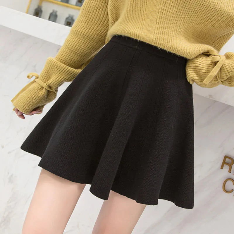 Minifalda de Punto