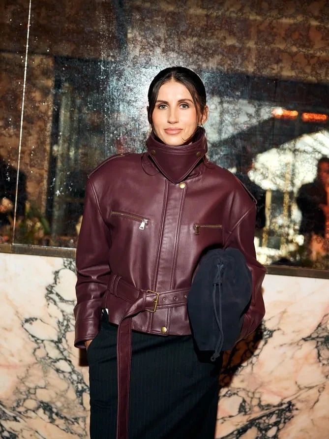 Chaqueta Burdeos para Mujer