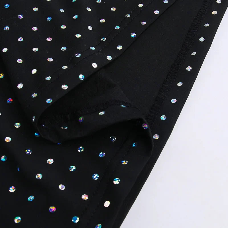 Glitter Bodycon Maxi Dress