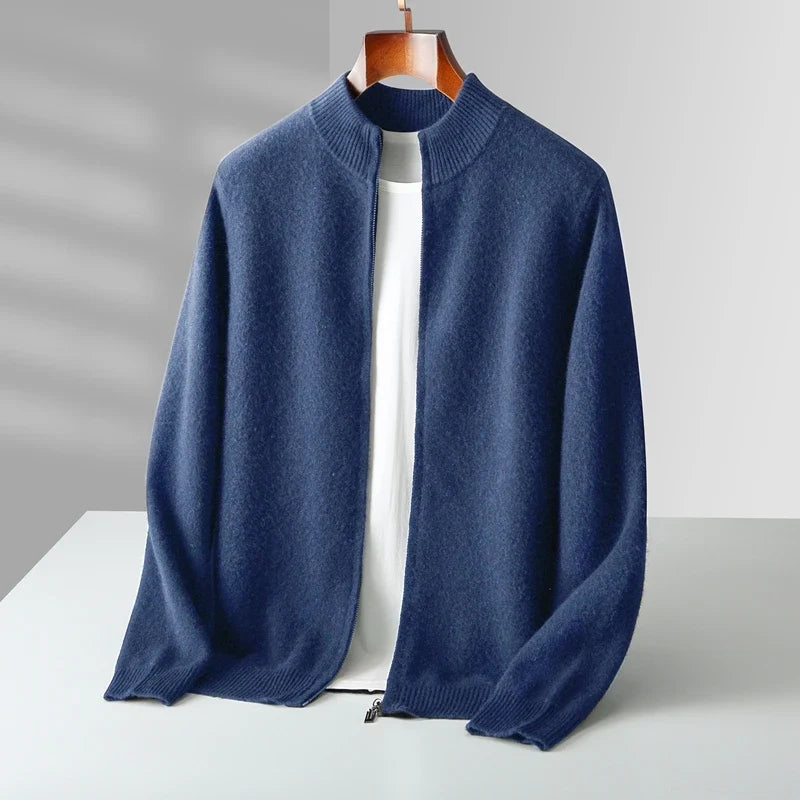 Jersey Marco de Lana Merina con Cremallera