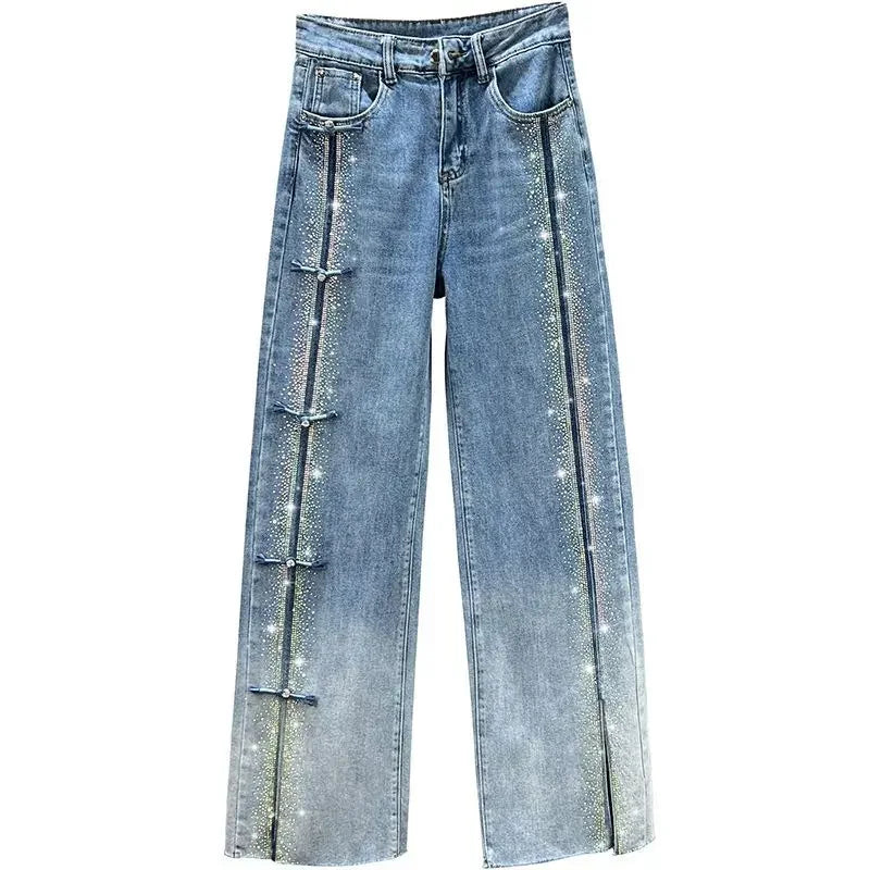 Rhinestone Women's Jeans