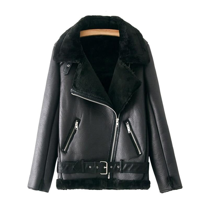 Chaqueta Mesha de Cuero Sintético