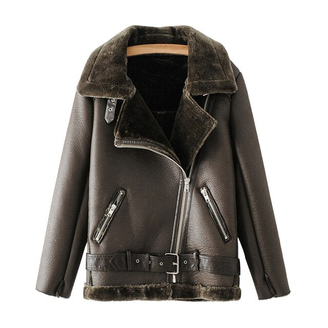 Chaqueta Mesha de Cuero Sintético