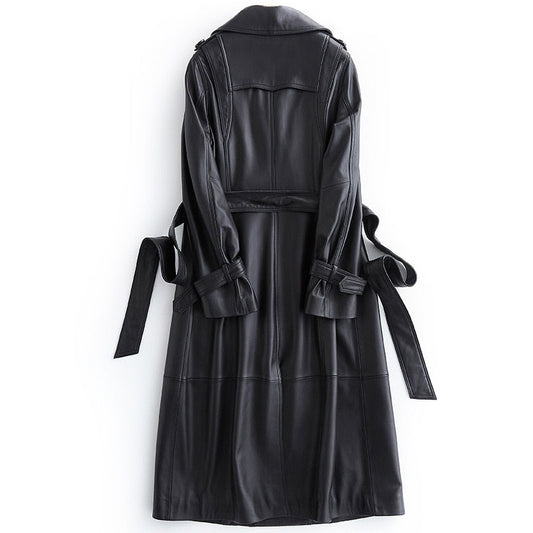 Gabardina Frederica Efecto Cuero