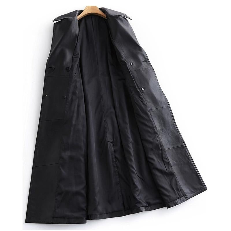 Gabardina Frederica Efecto Cuero
