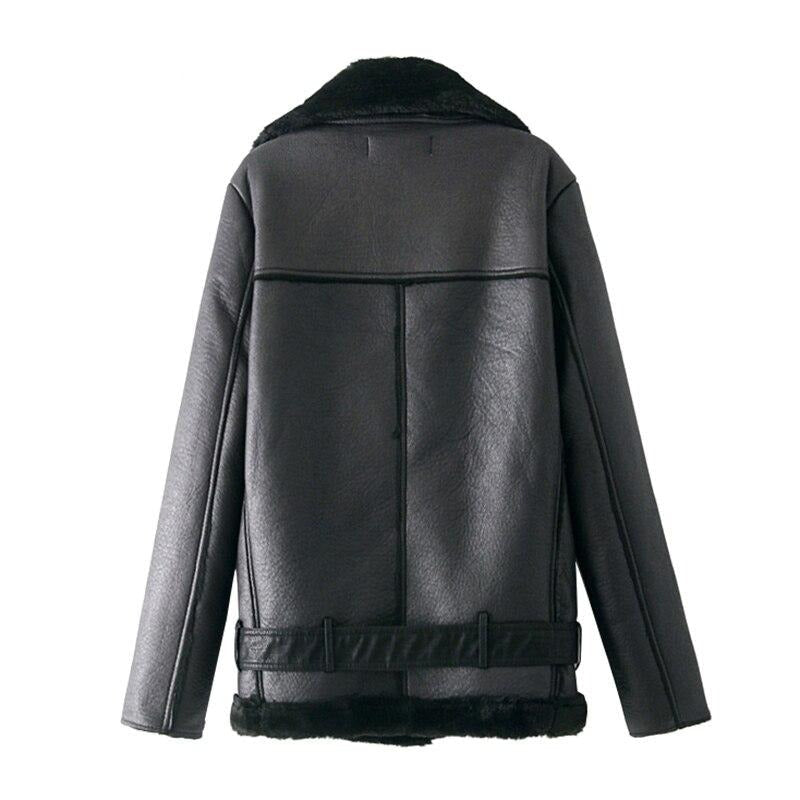 Chaqueta Mesha de Cuero Sintético