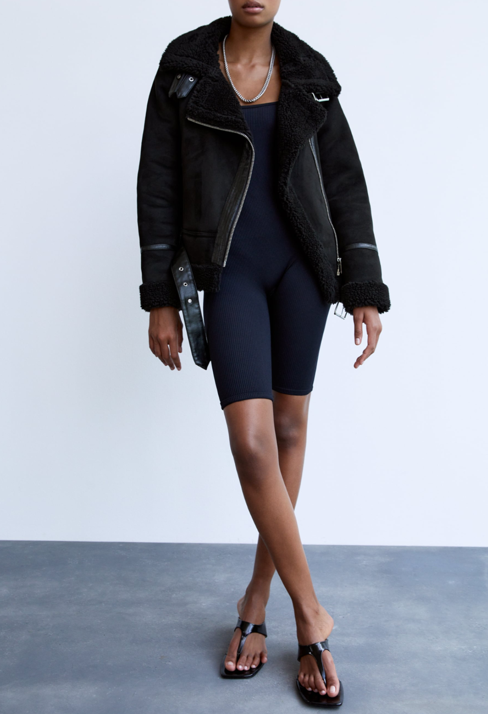 Chaqueta Chloe Efecto Ante