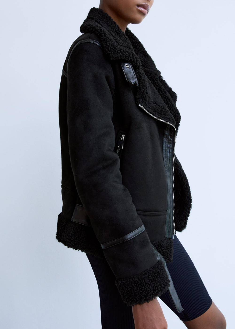 Chaqueta Chloe Efecto Ante